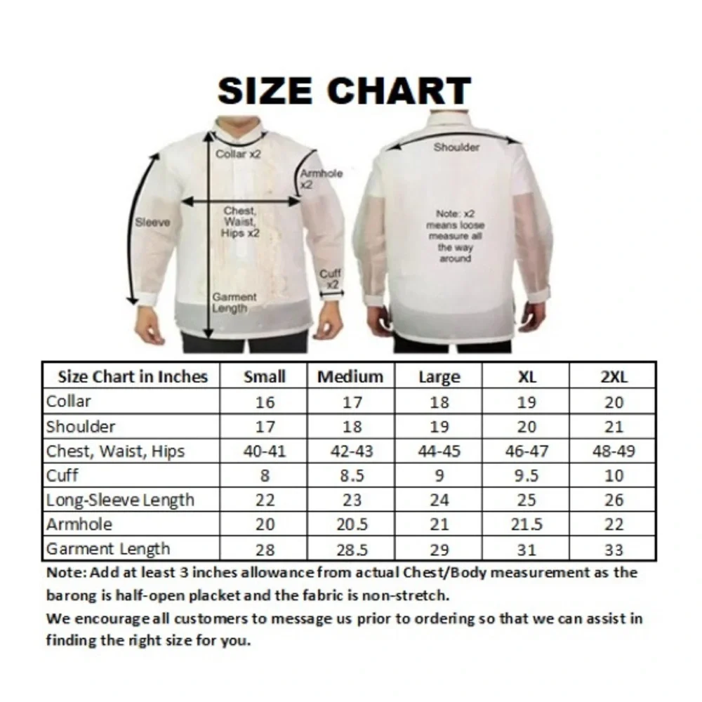 Modern Contemporary Barong Tagalog Attire in Beige Sports Collar - Picture 5 of 7